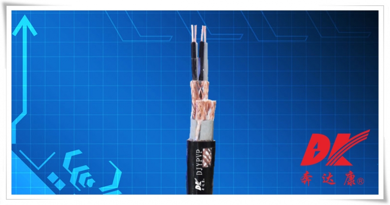 聚乙烯绝缘对绞铜线编织分屏蔽及总屏蔽聚氯乙烯护套计算机电缆